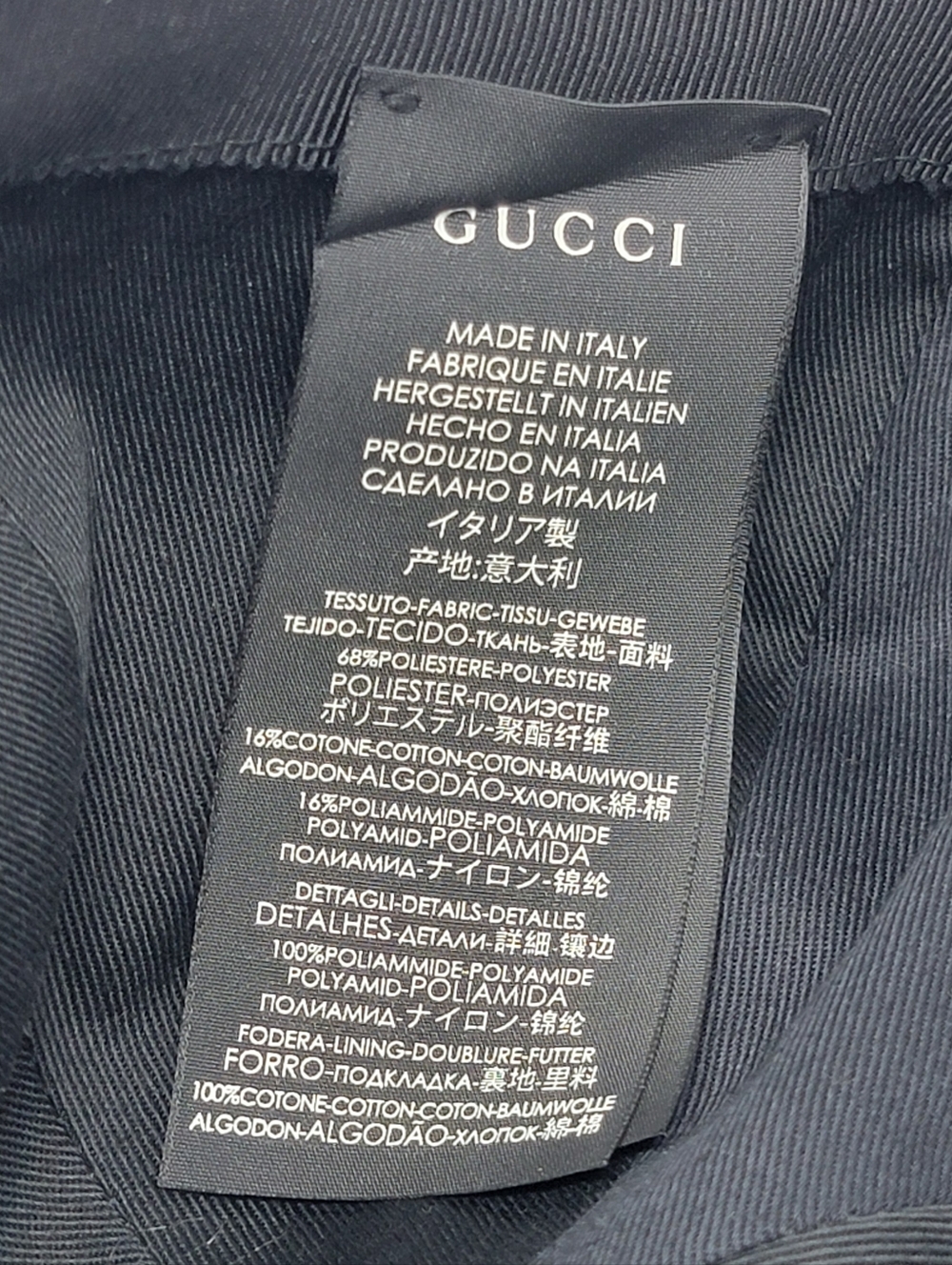 GUCCI Baseball Hat Size XL - Picture 5 of 8